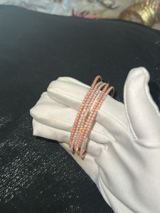 Sparkling Rose Gold Bangle Set