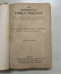 Homeopathic Family Practice by M. Bhattacharyya