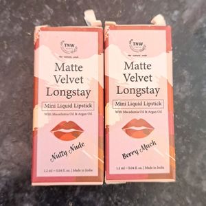 B1G1 TNW Matte Velvet Longstay Mini Lipsticks Comb