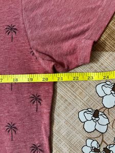 Vintage Washed Pink T-Shirt For Men 🌴