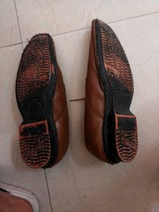 Mochi Brown Leather Formal Shoes