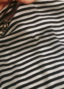 Black &amp; White Top