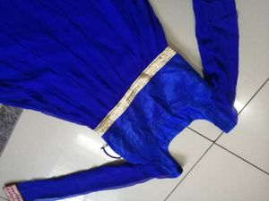 Royal Blue Anarkali Gown
