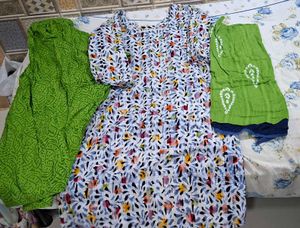 Vibrant Printed Kurta Set with Dupatta