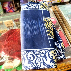Rajalwal Glace Cotton Large Bedsheet with 2 Pillo