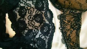 very sexy lace detail bra with beautiful brief 👍