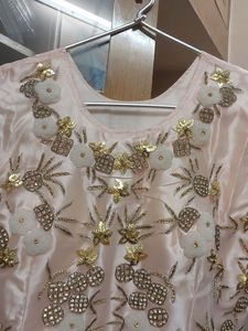 New Pearl Embroidery Gown