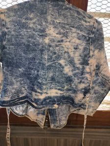 Vintage Y2k Stylish Acid Wash Denim Jacket