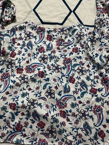 Floral Print Button-Up tops