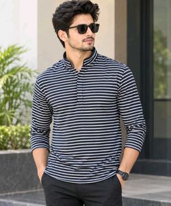 Striped Long Sleeve Pullover Top