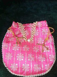 Women Hand Embroidered Potli Bags for wedding