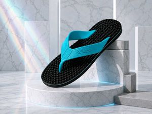 Queen Flip Flops - sky