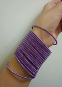 28 Piece Lavender Colour Bangle Set