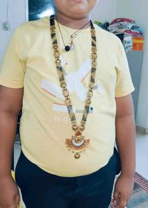 Long Mangalsutra With Earrings