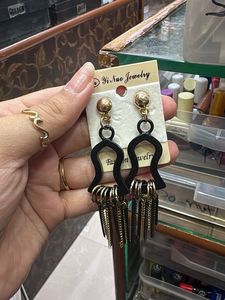 Red &amp; Gold Tassel Dangle Earrings any 1
