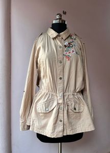 Floral Embroidered Jacket