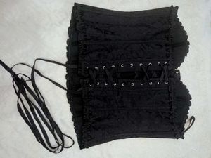 Black Vintage Corset Bustier