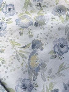 single bed blue white floral bedsheet set