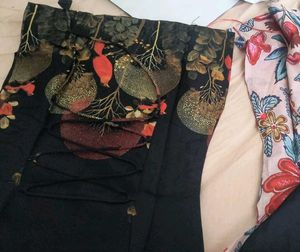 Black Bell Sleeve Corset Kurti