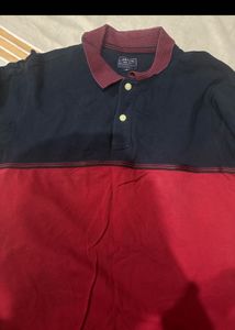 Arrow Polo Shirt - Navy & Red