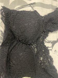 Elegant Black Lace Bralette