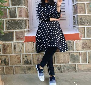 Black Polka Dot Dress