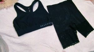 Sports Bra &amp; Lace Shorts shaper