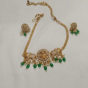 Elegant Gold-Tone Necklace Set