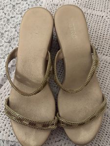 Elegant Embellished Wedge Sandals