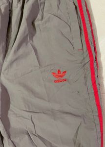 Track Pant Khaki Colour With Red Stripes