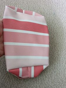 Brand New Cute Pink Stripe Pouch