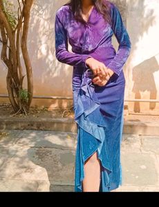 Elegant Velvet Maxi Dress