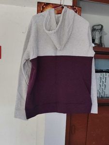 119.Colorblock Hoodie with Pocket
