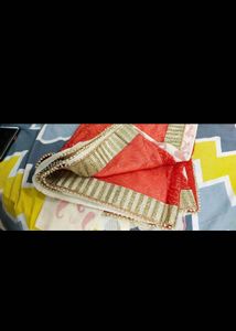 🔥SALE🔥Designer Saree with Golden Border