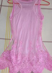 asthetic Pink lace Top🩷