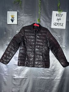 Stylish Polka Dot Puffer Jacket