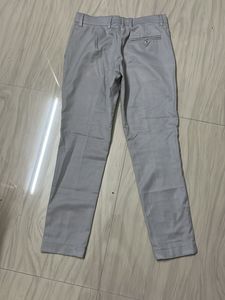 Grey Cropped Trousers