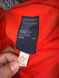 Tommy Hilfiger Men's orange Polo Shirt