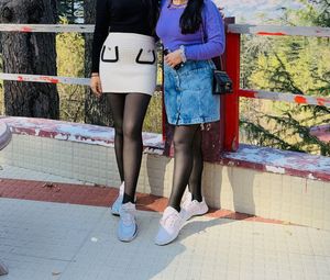 Denim Skirt Outfit