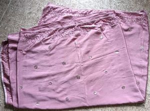 Embroidered Lilac Saree