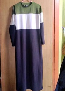 Color Block Long Sleeve bodycon