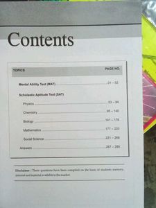 NTSE Previous Year Questions Part II