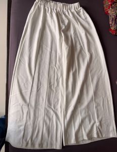 Elegant White Palazzo Pants