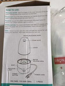 Sirona Menstrual Cup Sterilizer
