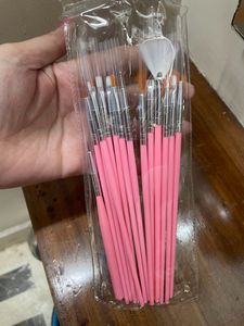 Set Of 12 Nail Brushes