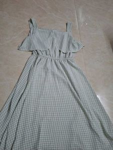 Midi-Sundress, gingham print