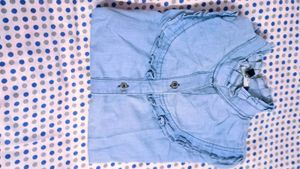 Dark Wash Denim Jeans shirt