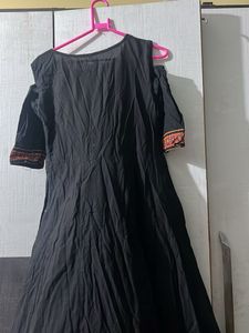 Elegant Black Ethnic Gown