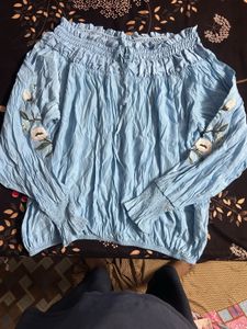 light blue Top