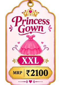 Princess Patry wear Gown XXL